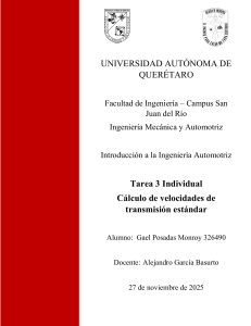 C&aacute;lculo de velocidades de transmisi&oacute;n est&aacute;ndar