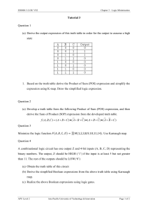 Logic Minimization Tutorial
