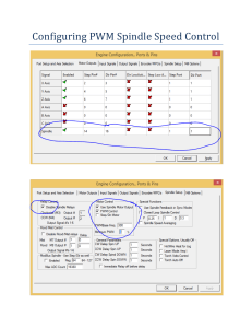 Configuring PWM Spindle Speed Control Guide