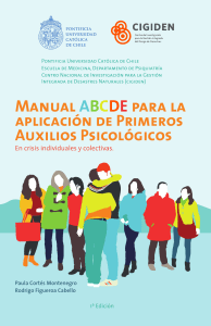 Manual ABCDE de Primeros Auxilios Psicol&oacute;gicos: Gu&iacute;a de Intervenci&oacute;n en Crisis