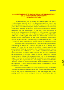 Dr. Ambedkar's Last Speech on Indian Constitution Adoption