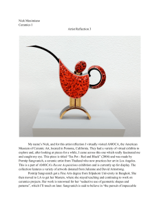 Artist Reflection: Tea Pot - Red and Black