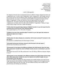 Lab 2: Steganography in ECE 2140