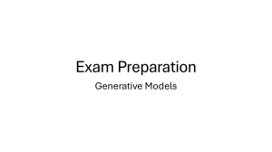 Exam Prep: Generative Models - KL Divergence, VAEs
