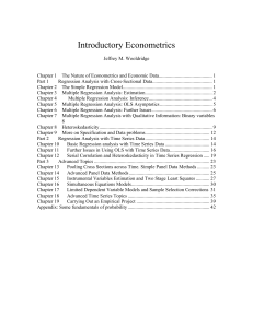 Introductory Econometrics Textbook by Wooldridge
