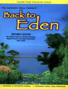 Back to Eden: Herbal Medicine & Natural Health Guide