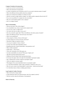 Corporate Law Study Guide