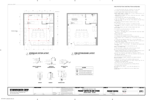 Fire Protection Construction Guidelines for Coffee Store