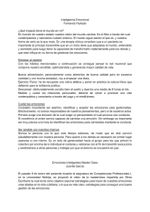 Inteligencia Emocional: Estrategias para Gestionar Emociones