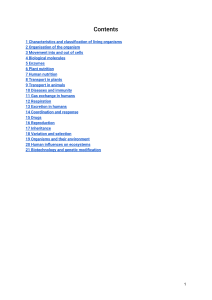 Biology Study Guide: Characteristics, Cells, Reproduction, Ecology