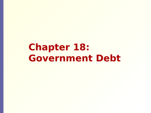 Chapter 18: Government Debt - Economics Textbook
