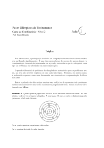 Curso de Combinatoria Nivel 2 - Problemas de L&oacute;gica para Olimpiadas