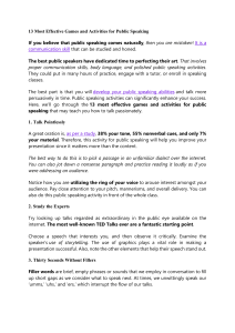 13 Effective Public Speaking Games & Activities