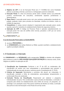 Lei de Execu&ccedil;&atilde;o Penal: Objetivos, Regimes e Direitos