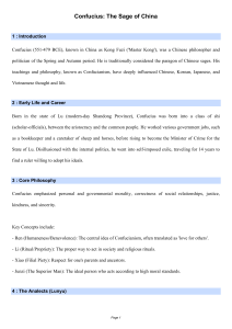 Confucius: The Sage of China - Educational Overview
