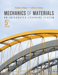 Mechanics of Materials Textbook 5th Edition
