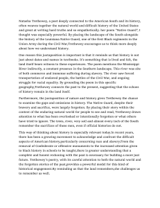 Analysis of Natasha Trethewey's 'Native Guard' Poem