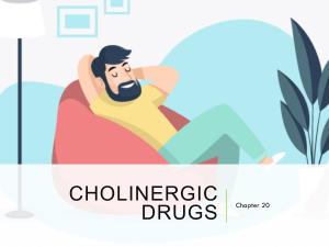 Cholinergic Drugs Chapter 20