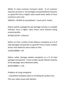 Transport Logistics KPIs: Metrics for Service Performance