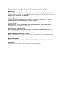 Practical Systems Thinking for Decision-Making