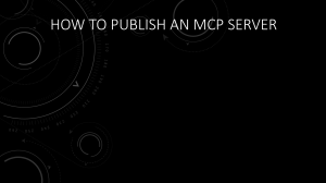 How to Publish an MCP Server