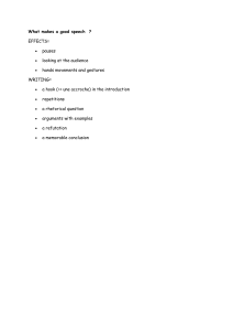 What Makes a Good Speech: Key Elements & Tips