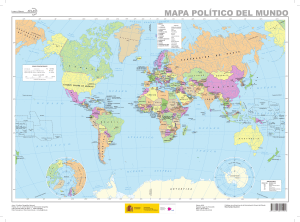 Mapa Pol&iacute;tico do Mundo 2025 - Instituto Geogr&aacute;fico Nacional