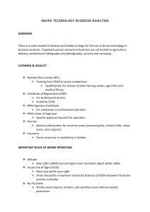 Drone Technology Business Analysis in Zambia