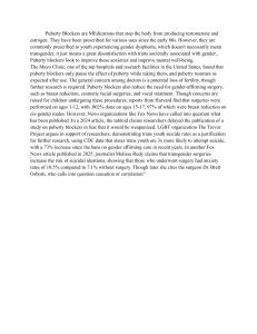 Puberty Blockers: Medical Overview & Debates