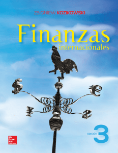 Libro de texto de Finanzas Internacionales de Kozikowski