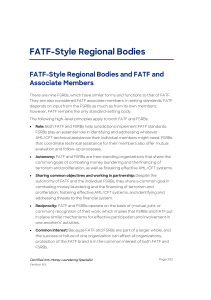 FATF-Style Regional Bodies & FATF Associate Members