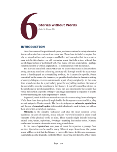Stories Without Words: Program Music in Classical and World Traditions