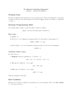 Fit Alignment Algorithm Explanation