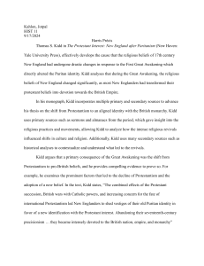 Harris Pr&eacute;cis: The Protestant Interest by Thomas S. Kidd