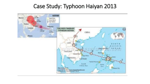 Typhoon Haiyan 2013 Case Study: Features, Impacts, Response