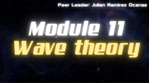Module 11 Wave Theory Physics Concepts