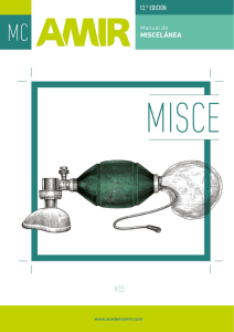 Manual AMIR Miscel&aacute;nea 12&ordf; edici&oacute;n - Preparaci&oacute;n MIR