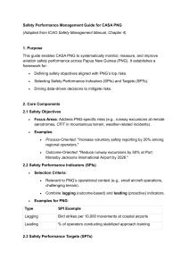 CASA PNG Safety Performance Management Guide