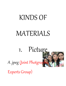 Kinds of Materials: Digital Media Types