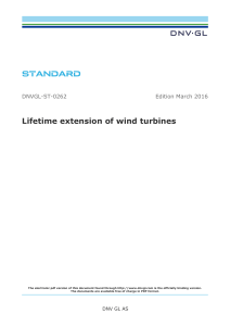 DNVGL-ST-0262: Lifetime Extension of Wind Turbines
