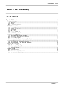 System 800xA Training: Chapter 15 OPC Connectivity