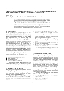 VDI 2263 Part 7: Spray Dryer Fire & Explosion Safety