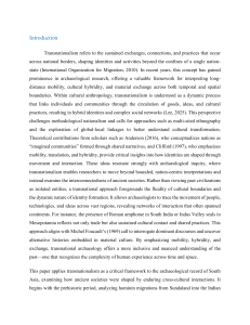 Transnationalism in South Asian Archaeology: A Historical Overview