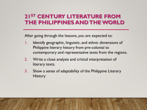 21st Century Philippine & World Literature Textbook