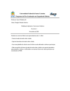 Simula&ccedil;&atilde;o de Conversor Buck e An&aacute;lise de Ondas