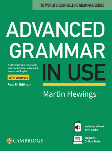 Advanced Grammar in Use Book