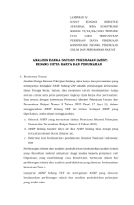 Analisis Harga Satuan Pekerjaan AHSP Bidang CKP