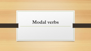 Modal Verbs: English Grammar Guide