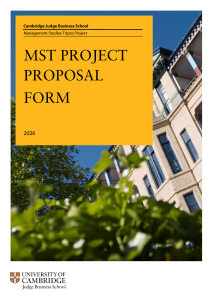 2026 MST Project Proposal: Sales & Marketing Plan for Construction Workwear