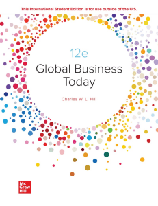 Global Business Today 12e Textbook by Charles Hill